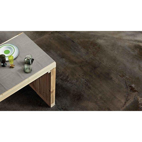 ÉCHANTILLON Ceralto Massivo Concrete Carrelage sol et mur 120x120cm 6mm rectifié R9 grès cérame Bronze SW976483