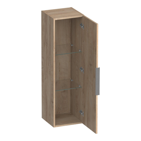 BRAUER Elevate armoire de salle de bains - 120x35x35cm - sans poignée rapportée - 1 porte - ouvrant à gauche ou à droite - Forest Wheat SW1199983