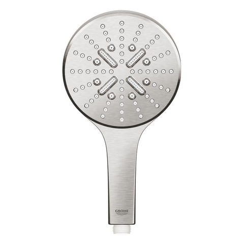 GROHE Rainshower SmartActive Douche à main 13cm 3 Jets Supersteel SW472426