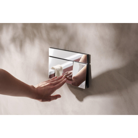 Hansgrohe IFrame Element E Bedieningsplaat - 23x15cm - dualflush - chroom SW1406569