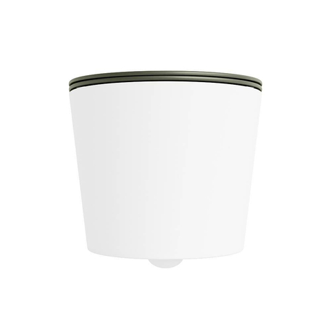 Mondiaz LAVIE hangtoilet – spoelrandloos – 36 x 53 cm – met softclose zitting – Talc (wit), zitting Army (groen) SW1208581