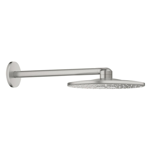 Grohe Rainshower SmartActive 310 Hoofddouche - 31cm - 2 straalsoorten - wandarm 43cm - Supersteel (RVS) SW420114