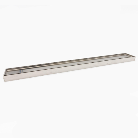 Easy Drain Compact taf verlaagd douchegoot rooster 80cm tegel voor tegeldikte 3 13 mm rvs OUTLETSTORE STORE35314