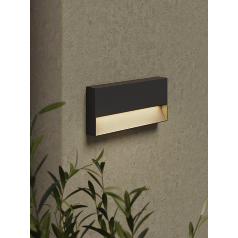 Astro Mori Applique murale d'extérieur - 25 cm - LED - 3000K/4000K - noir SW1247806