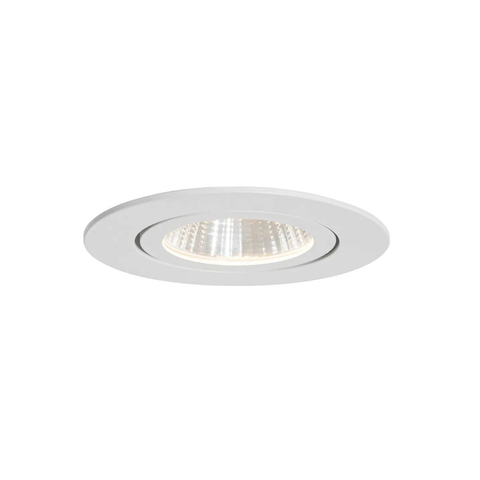 QAZQA Gaius Inbouwspot - 1 lampen - IP65 - Rond - Wit SW1450884