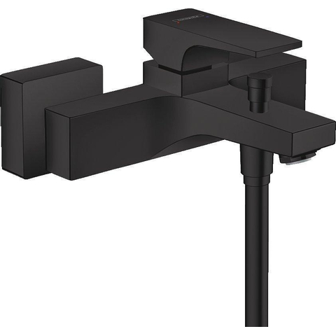 Hansgrohe Metropol Robinet de baignoire avec inverseur avec raccords mat noir SW358678