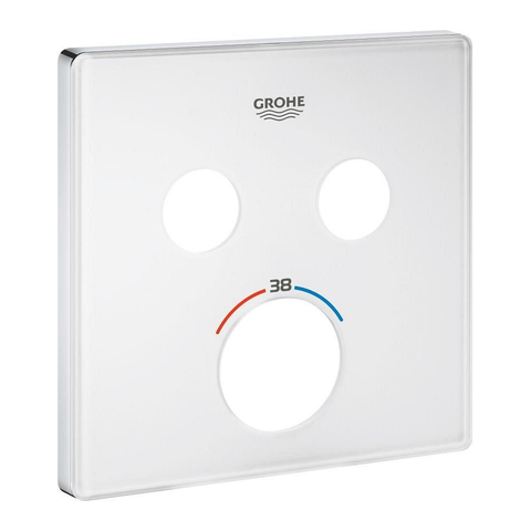 Grohe Kraanrozet - moon white (wit) SW1408330