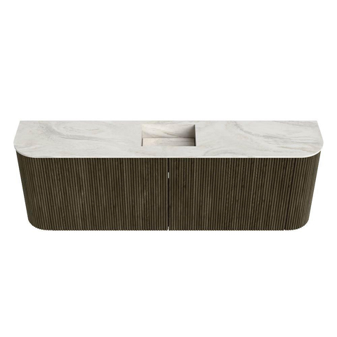 Mondiaz JOYA-DLUX 123.2cm toiletmeubel - ronding links en rechts kleur Shadow - Wastafel FAYE positie Midden Zonder kraangat kleur Ostra. SW1423039