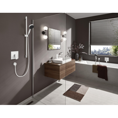 Hansgrohe VIVENIS Eengreeps douchekraan - inbouw - mat wit SW651986