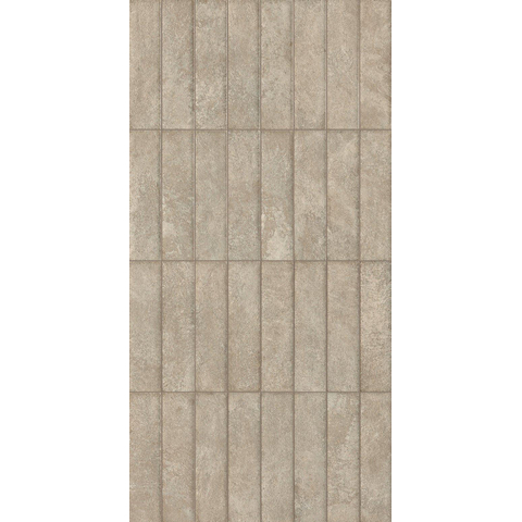 ÉCHANTILLON Terravito Elzino carreau mural et de sol - 6x24cm - Aspect pierre naturelle - Grey mat (gris) SW1221492