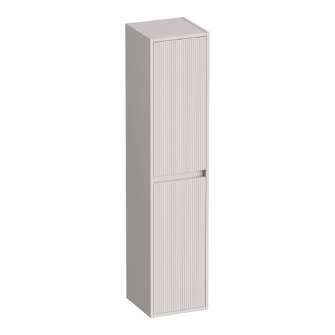 BRAUER Adore Wavy colonne haute - 160x35x35cm - 2 portes - ouverture à gauche ou à droite - sans poignée - sable mat SW1198568