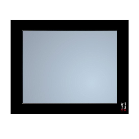 Sanicare Q-mirrors miroir – rectangle – 120 x 70 cm – sans éclairage – Noir SW279037