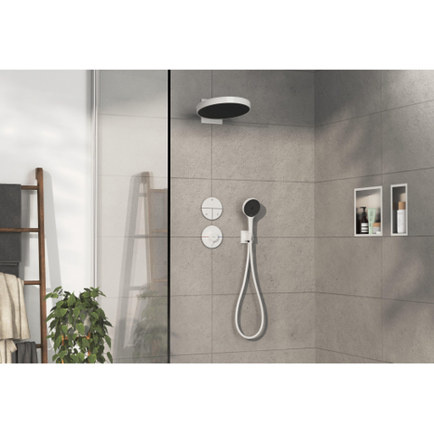 Hansgrohe Showerselect Comfort S Thermostat encastré 1 fonction highflow mat blanc SW918092