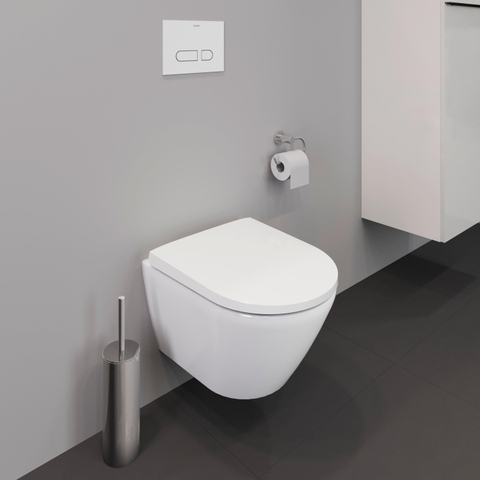 Duravit D-neo Wandclosetpack - met wandcloset - compact - diepspoel - rimless - 37x48x40cm - met verdekte bevestigigng - softclose - wit SW710694