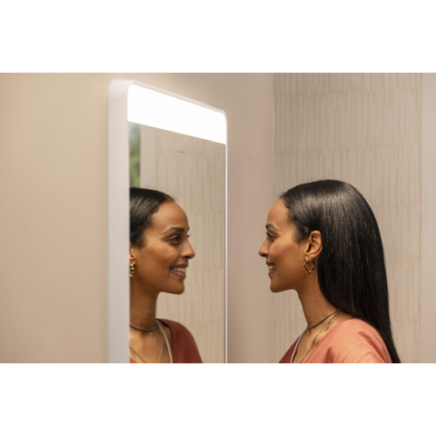 Hansgrohe Xarita Lite Q Horizontal miroir – 60 x 70 cm – LED directe – Blanc mat SW1164987