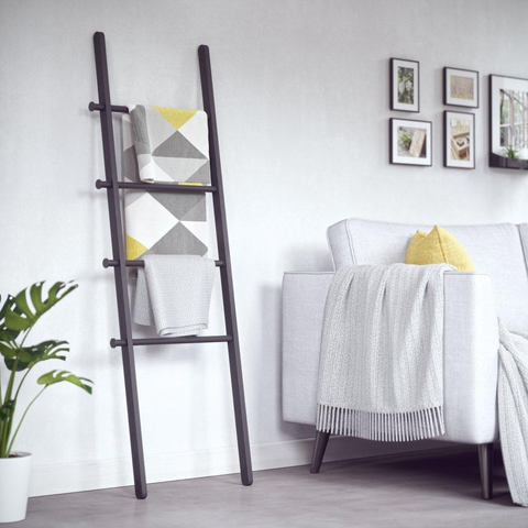 Umbra Leana échelle porte-serviettes 51x152x4cm Bois Noir SW539645