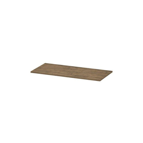 INK Topdeck Wastafelblad - 100x45x2cm - tbv onderkast - MFC - Naturel eiken SW158054