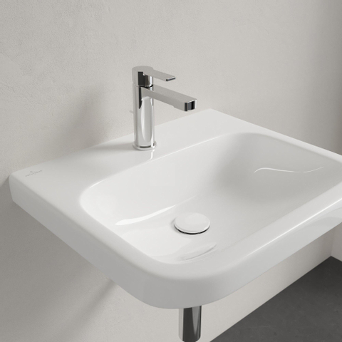 Villeroy & Boch Architectura wastafel - 55x47cm - met kraangat - zonder overloop - White Alpine (glans wit) 1025260
