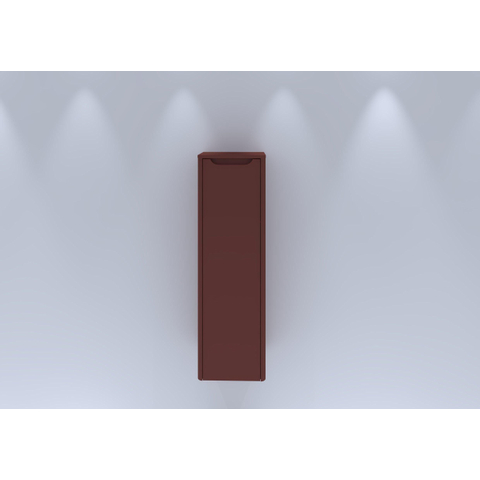 H&R Badmeubelen Juice Halfhoge Kast - 40x35x130cm - met ronde hoeken - 1 deur - rechtsdraaiend - terra mat SW875264