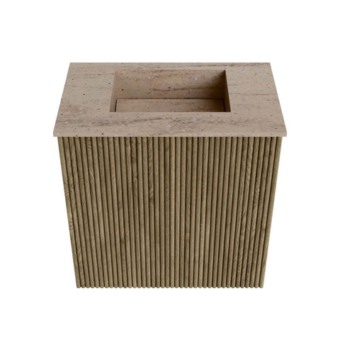 Mondiaz JOYA-DLUX Meuble de salle de bains 40cm - couleur Dusk - Vasque FAYE position Milieu Sans trou de robinet couleur Saba SW1426037