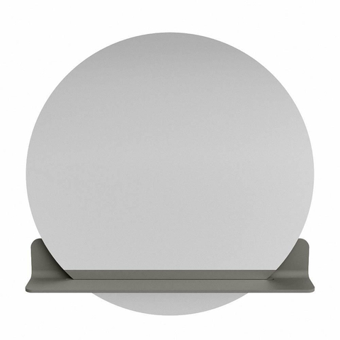 Mondiaz SPOT spiegel – Ø80 cm – met planchet – Smoke (lichtbruin) SW1235622