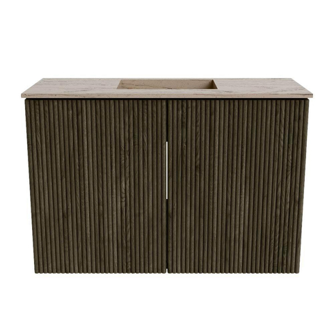Mondiaz JOYA-DLUX 60cm toiletmeubel - kleur Shadow - Wastafel FAYE positie Midden 1 kraangat kleur Arena. SW1424792
