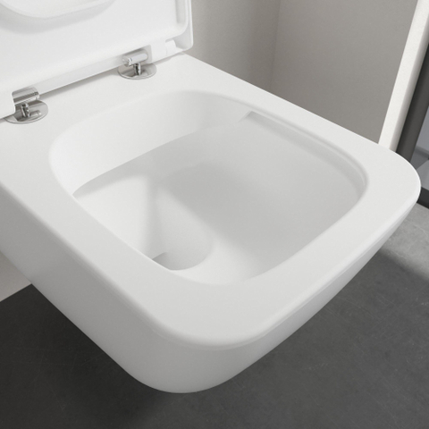 Villeroy & Boch venticello wandcloset - diepspoel DirectFlush - 37.5x56cm CeramicPlus - Stone White (mat wit) SW209653
