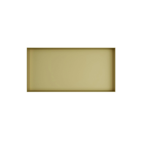 Hotbath &MORE Inbouwbox of inbouwnis - 30x60x10 - frameless - PVD - geborsteld messing (goud) SW1246581