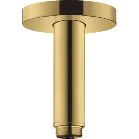 Hansgrohe Plafondbevestiging S - 100 mm - glans goud SW358881