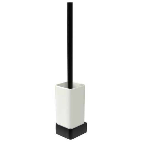 Haceka Aline Garniture de balayette WC aluminium Noir mat SW654040