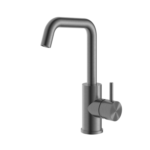 Hotbath Archie Wastafelmengkraan - met draaibare uitloop - zonder waste BGP - PVD - geborsteld gunmetal (antraciet) SW798798