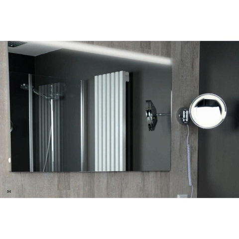 Plieger Up miroir – 120 x 65 cm – LED directe en haut – Aspect aluminium 0800239