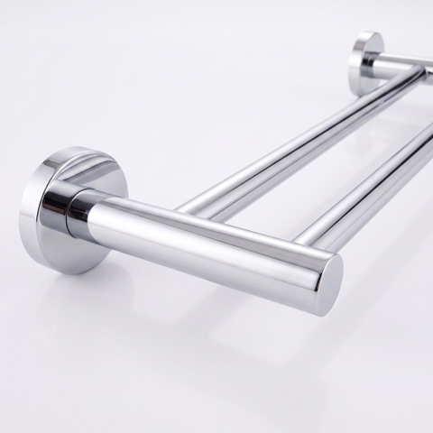 Adema Rise Dubbele Handdoekrek - 60 cm - passend bij Grohe Chrome SW1472882