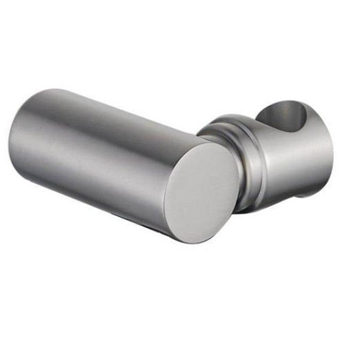 Fortifura Calvi Thermostatische badkraan - met ronde handdouche handdouchehouder en - metalen doucheslang - PVD - geborsteld RVS SW811980