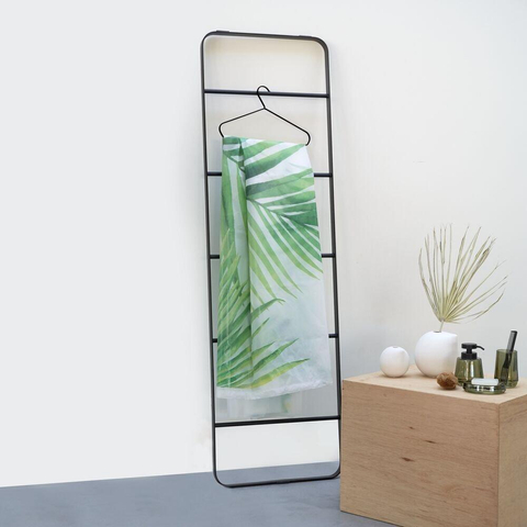 Sealskin Leaves Rideau de douche 180x200 cm PEVA Vert / Blanc SW699495