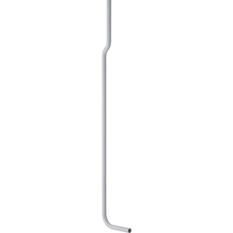 Geberit spoelbocht - voor hoge opstelling - L - 156x24cm - wit SW30210