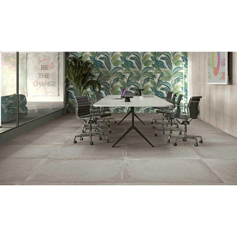 ÉCHANTILLON Ceralto Graina Soft Carreau de sol et de mur 60x60cm 10mm rectifié R10 grès cérame Platino SW915224