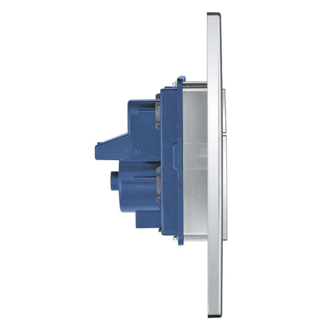 Grohe Even Bedieningsplaat - dualflush - 2-knops - chroom 0701178