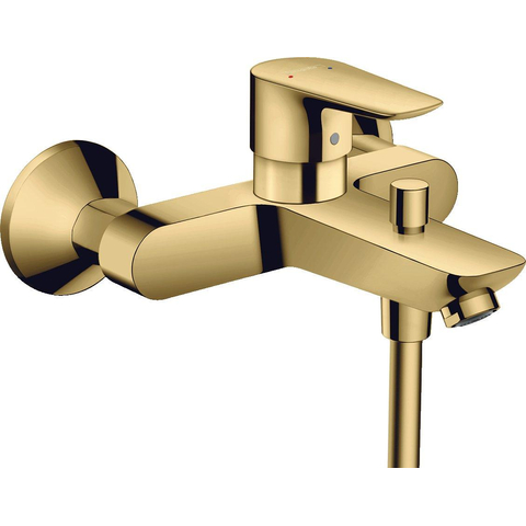 Hansgrohe Talis e Badkraan - met omstel - met koppelingen - thermostaat - glans goud SW358803