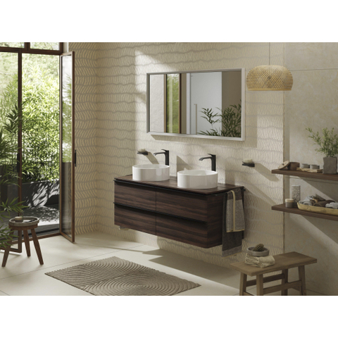 Hansgrohe VIVENIS 1 greeps wastafelkraan - 250 zonder afvoer - mat zwart SW642507
