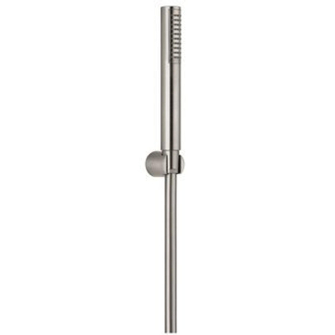 Plieger Napoli set de bain avec douchette modèle barre 1 jet incluant support mural et flexible de douche 150cm inox SW358936