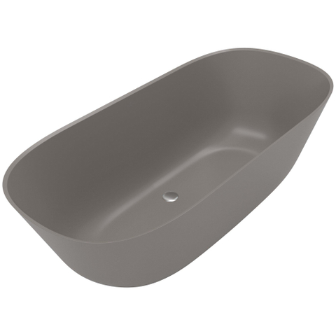 Villeroy & Boch Theano baignoire îlot duo - 175x80cm - Acrylique quaryl - ovale - gris mat SW762289
