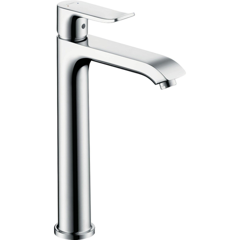 Hansgrohe Metris Wastafelkraan highriser - 20 cm. - zonder waste - hoogglans chroom 0451547
