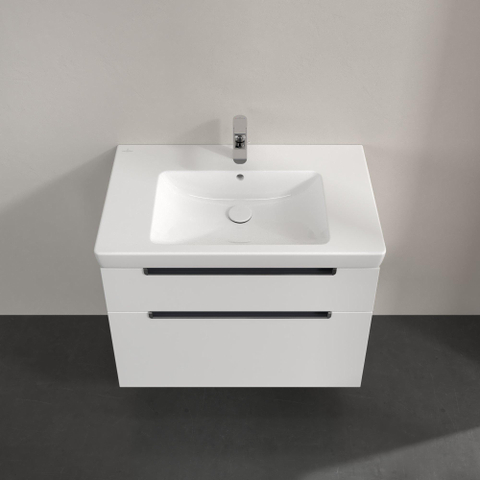 Villeroy & Boch Subway 2.0 wastafelonderkast - 78.7x59x44.9cm - glans wit SW118768