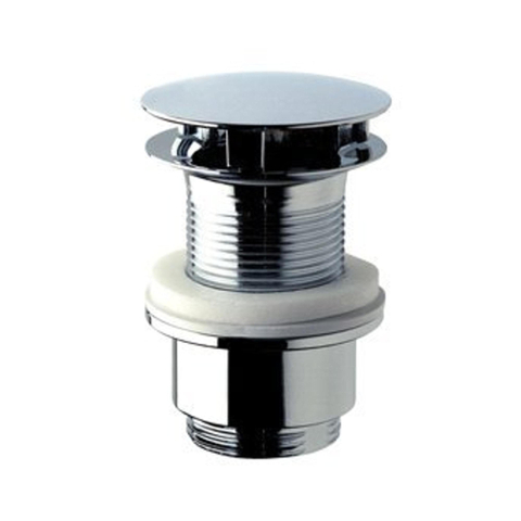 Plieger designplug zonder overloop 63mmx5/4 voor bodemdikte 45 60mm chroom 0500156