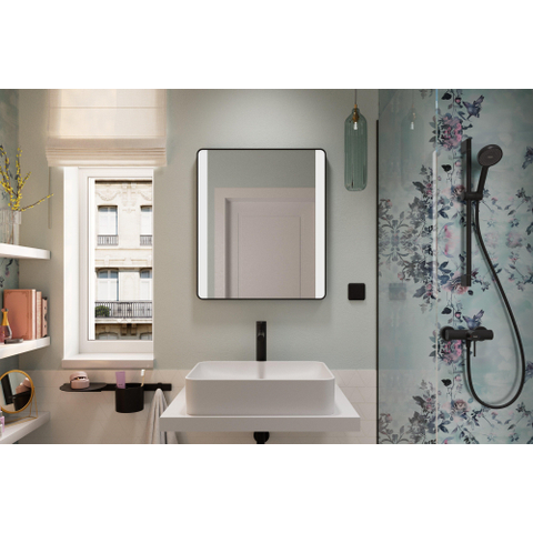 Hansgrohe WallStoris élément mural 50x3.3x1.2cm Noir mat SW651268