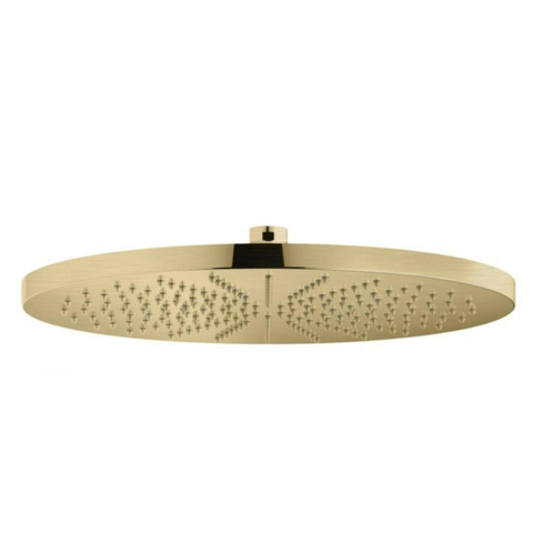 Hotbath Mate Hoofddouche 30cm rond - PVD - geborsteld messing goud SW230153