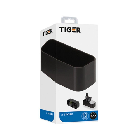 Tiger 2 Store Wandrekje/Douchemandje 25cm Zwart SW544566