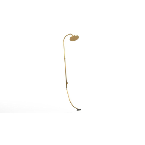 Gardentub Douche extérieur - raccord tuyau d'arrosage - 165cm - laiton borssé (doré) SW1075482