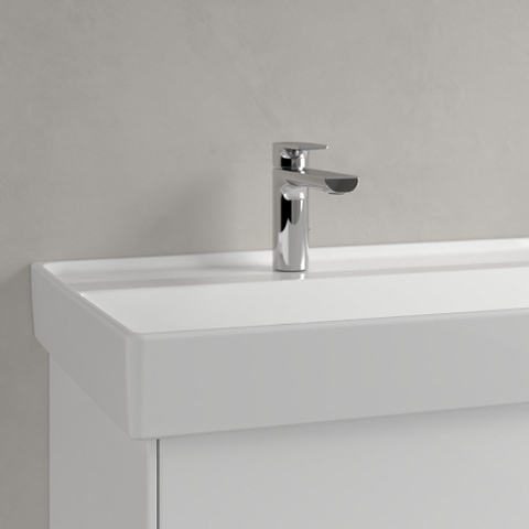 Villeroy & Boch Collaro meubelwastafel - 120x47cm - met overloop - 2 kraangaten - White Alpine (glans wit) SW358328